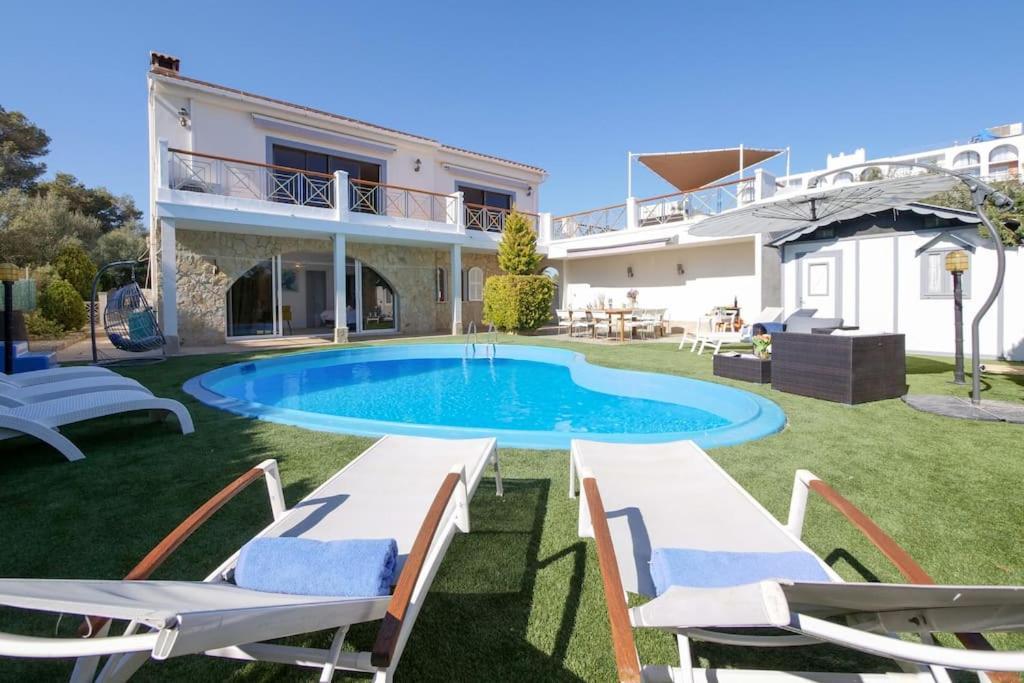 Moderne Villa, Pool+Meerblick,Schnelles Wifi,Klima Калас-де-Майорка Экстерьер фото