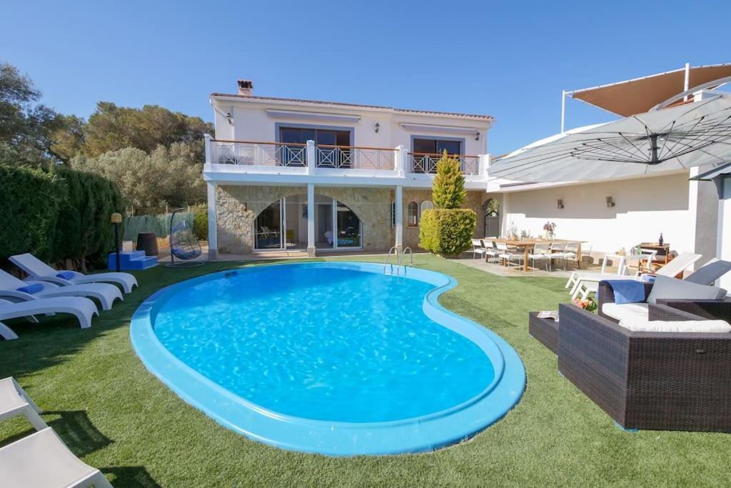 Moderne Villa, Pool+Meerblick,Schnelles Wifi,Klima Калас-де-Майорка Экстерьер фото
