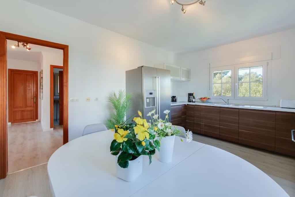 Moderne Villa, Pool+Meerblick,Schnelles Wifi,Klima Калас-де-Майорка Экстерьер фото